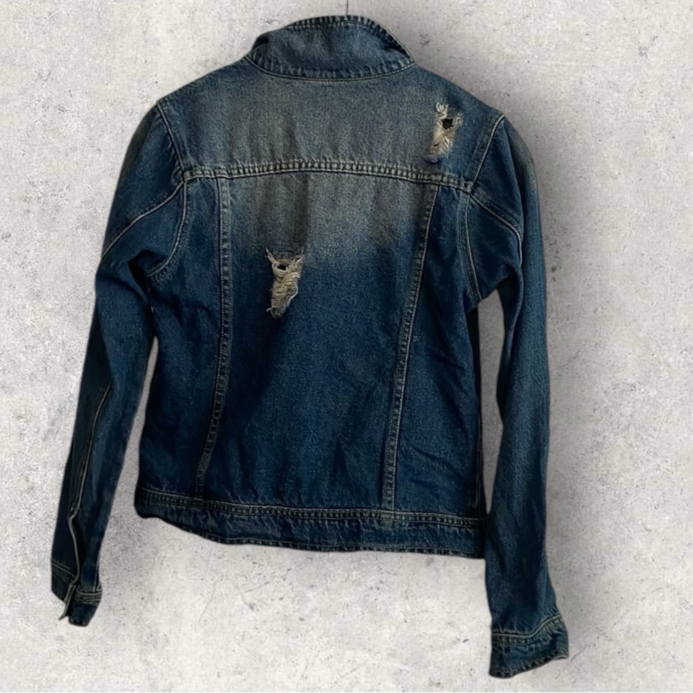 Denim Lab Distressed Jacket Size Small - Picture 2 of 8
